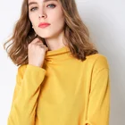 Pure Color Long Sleeve Heap heap collar Winter Sweater Pullover Women for Sale