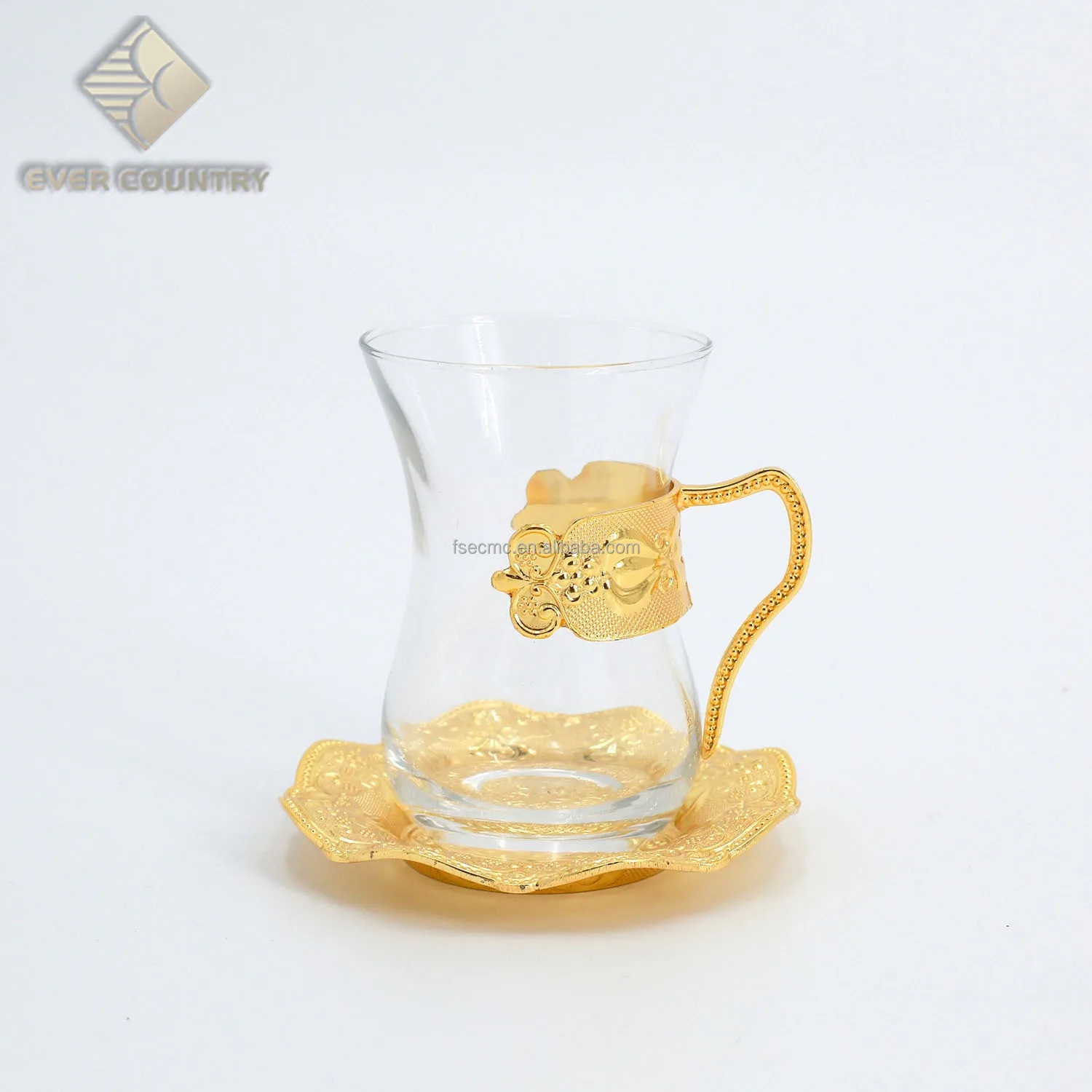 Tulip Design Turkish Style Metal Gold Silver Plated Tea Cups Set With Saucer, Gold or silver
Tulip Design Turkish Style Metal Gold Silver Plated Tea Cups Set With Saucer, Gold or silver