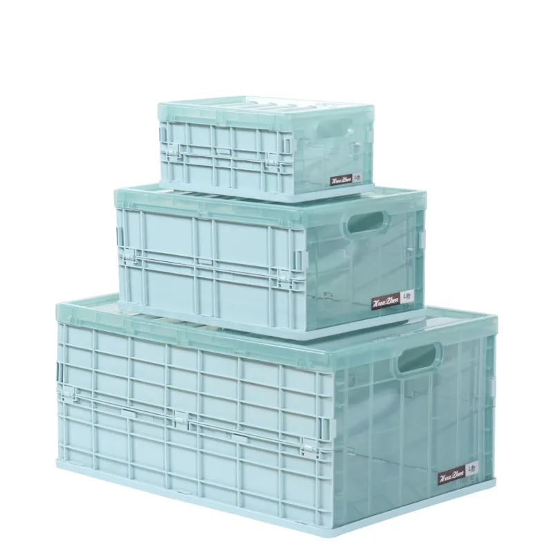 collapsible plastic storage boxes