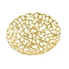 gold fruit plate silver plated tray dry fruit decoration tray