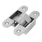 180 degree quiet soft close double swing door stainless steel concealed hinges
