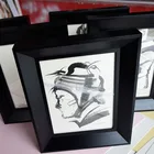 Muslim Wall Photo Picture Frames Plastic Black Photo Frame