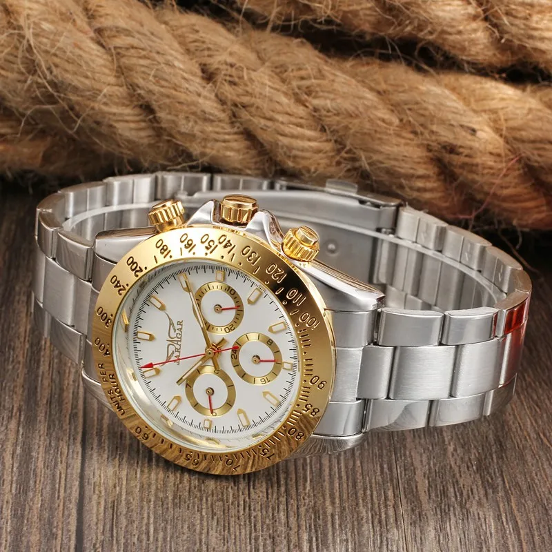 China Wholesale Jargar automatic mechanical movement designer inspired watches at cheap, reloj hombre