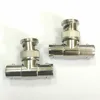 2 BNC Female to 1 BNC Male T type bnc connector Adapter Cable for CCTV Camera
