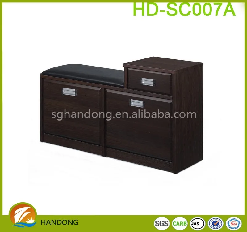 Modern Shoe Rack Wooden Shoe Cabinet With Seat Buy High Quality