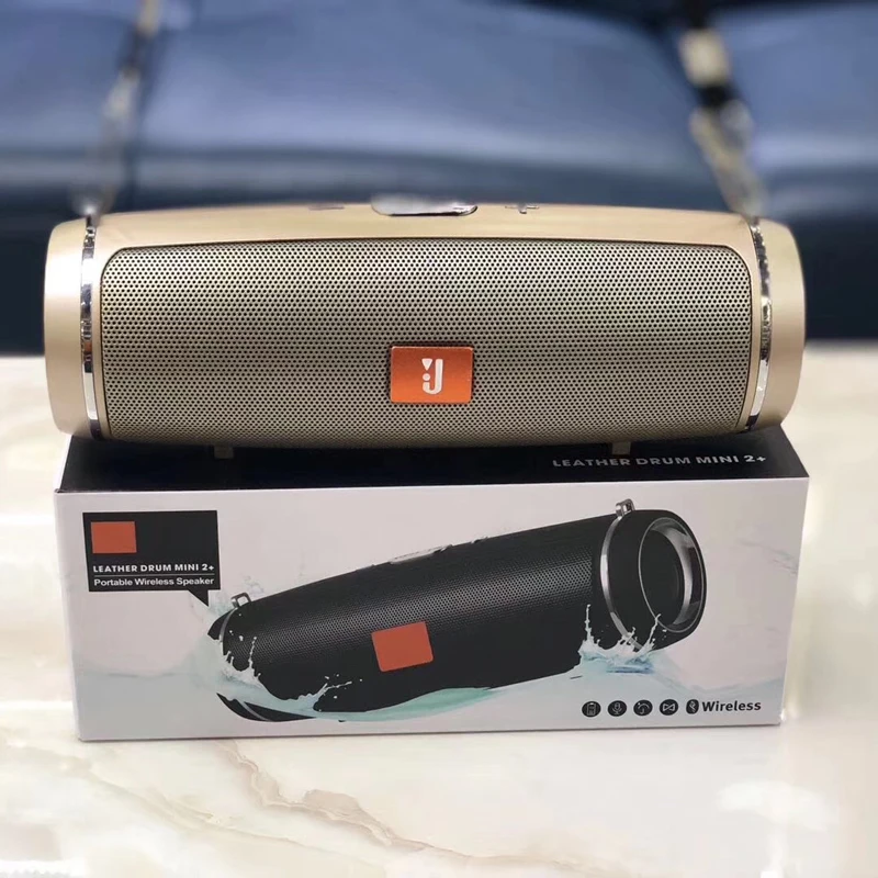 Leather Drum Mini 2+ Portable speaker Wireless Outdoor mini speaker Waterproof Bluetooth Speaker - ANKUX.COM