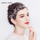 Low MOQ custom wedding rhinestone pearl hair pins