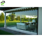 Factory price Frameless bi folding patio doors