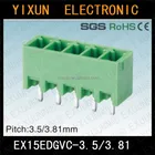 125V 8A male terminal 3.5/3.81mm spacing wire connector plug type for electronics EX15EDGVC-3.5