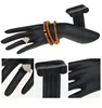 Mannequin Hand Finger Model OK Design Black Velvet and PU leather Jewelry Ring Bracelet Necklace Display Stand Holder Rack