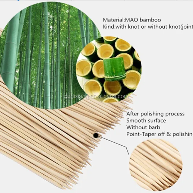 plant bamboo sticks