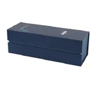 Gift Wine Box Blue Cardboard Red Wine Towel Gift Box Luxury Watch Box Watch Boxes Cases