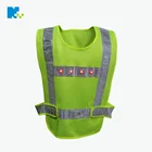 Good quality hi vis police work uniform led flashing safety vest