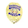 Personalized Custom Made Metal Police Badge,Military Metal Badge with safety pin