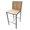 Modern plastic wood dining chair