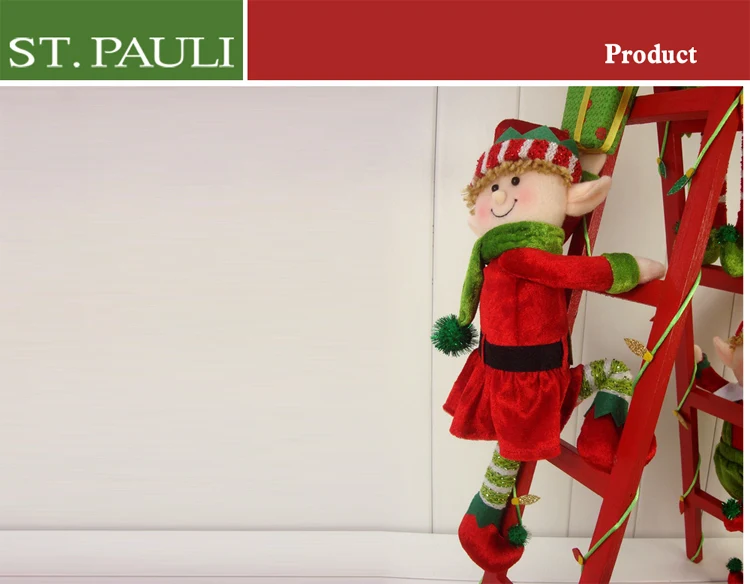 shop plush climbing ladder elf toy wooden christmas gifts for