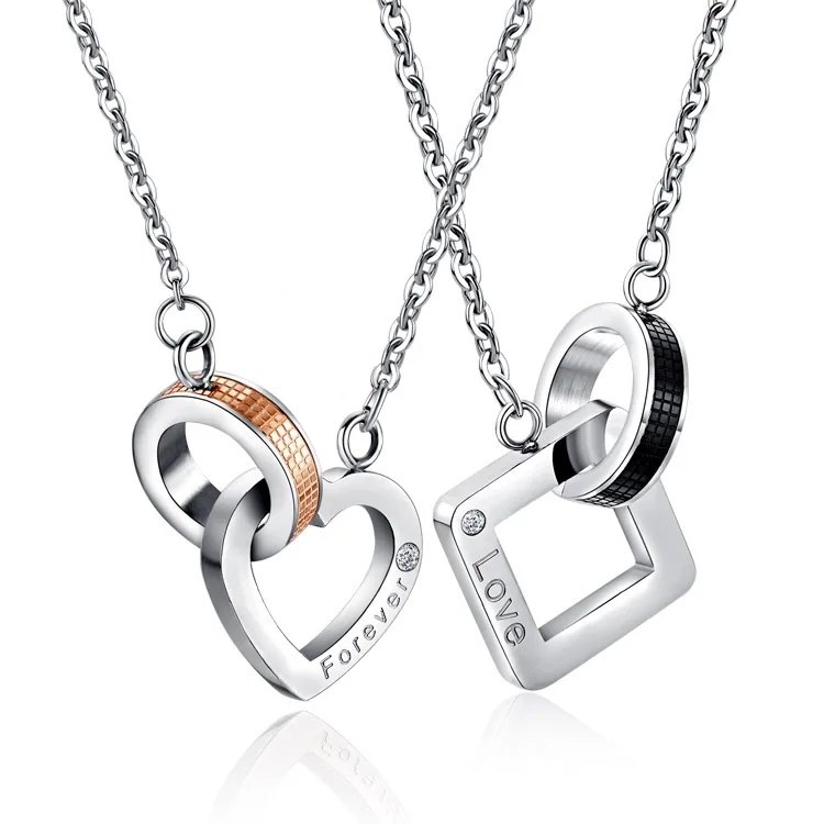 Latest fashion square heart-shaped pendant stainless steel couple necklace wholesale (KSS215), Same as the picture
Latest fashion square heart-shaped pendant stainless steel couple necklace wholesale (KSS215), Same as the picture