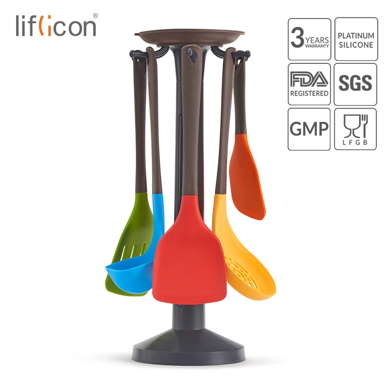 *Liflicon Utensils Sets Cooking Chinese 2019 New Silicone Nylon Kitchen Tools, Multiple color
*Liflicon Utensils Sets Cooking Chinese 2019 New Silicone Nylon Kitchen Tools, Multiple color