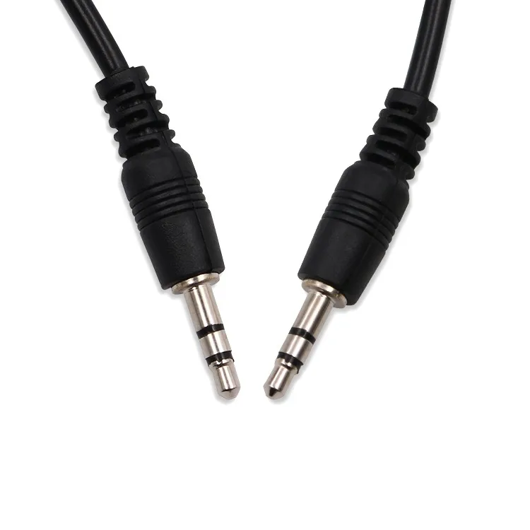 Black audio cable 3.5mm male to male aux 3.5mm audio cable - ANKUX.COM