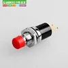 LANBOO Top quality 7mm Mini High Round Head 1NO Latching Push Button Switch