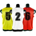 Custom hot selling soccer scrimmage team training vest sports bibs for kids and adults