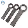 High Carbon Steel Knock Ring Spanner Open End Slogging Wrench