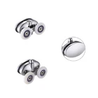 Zinc Alloy Double Wheel Glass Shower Door Roller