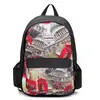 2019 Latest Stylish College School Backpack Sublimation Digital Printed Bag For Girl With Pockets Large Nylon Mate M-1449