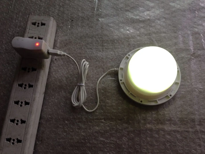 Modern design plastic lounge lighting table with remote control color changing