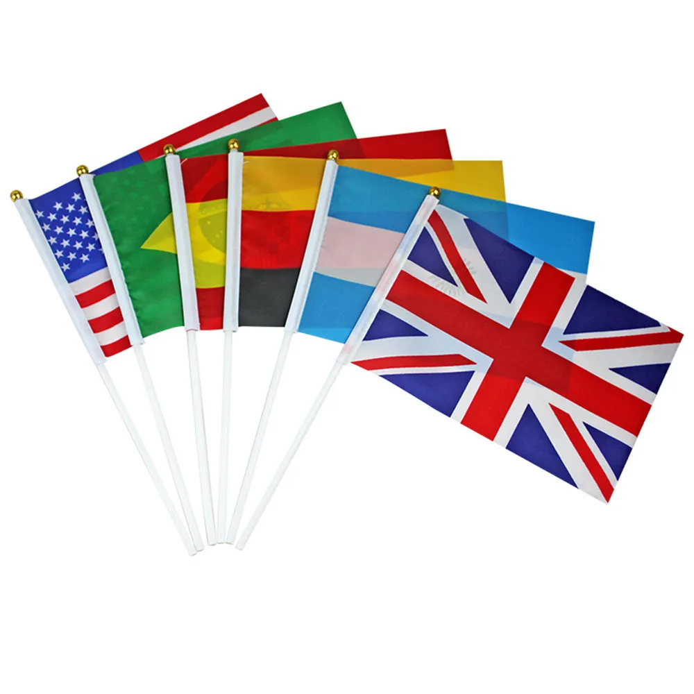 cheapest price souvenir gifts all world national hand held flag