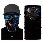 custom black head neck face 3d tubular camo bandana