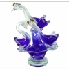 wholesale crystal crafts decorative home ornament crystal swan figurines
