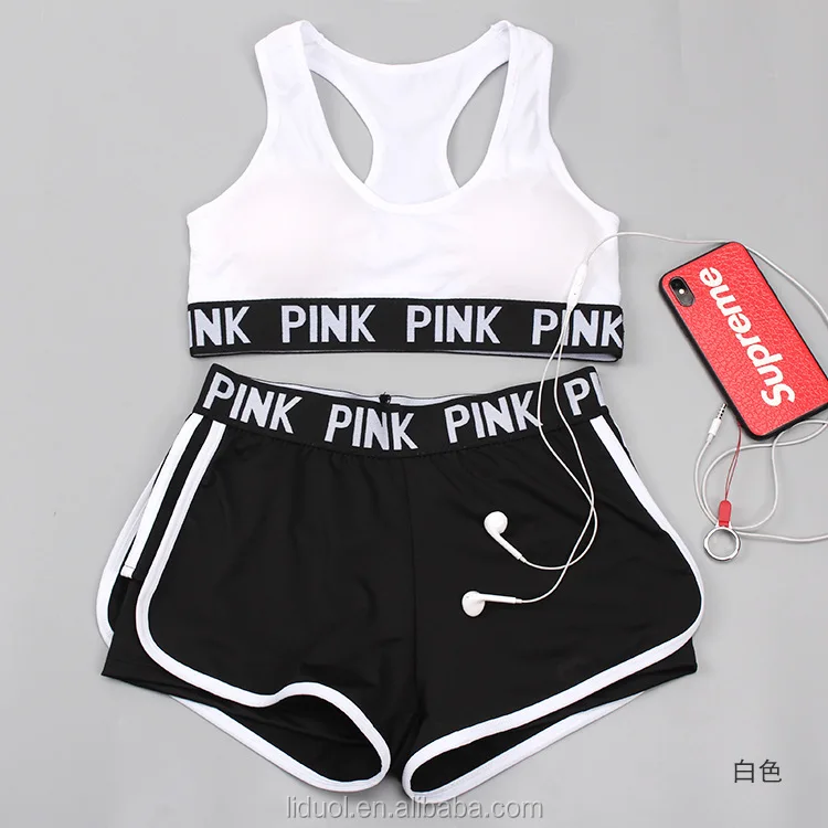 ydwx 046New PINK sports suit pink letter pants sports bra breathable and quick-drying fitness running yoga two-piece
ydwx 046New PINK sports suit pink letter pants sports bra breathable and quick-drying fitness running yoga two-piece