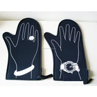 Creative Hand Gloves Pattern Man Woman Silicone Oven Mitt