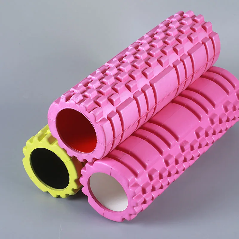 Deep-tissue grid massage foam roller muscle pain relief therapy roller yoga eercise foam roller -mimic size easy carry