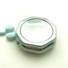 Metal Fancy Shape Souvenir Crafts Gift Travel Pill Box With Mirror