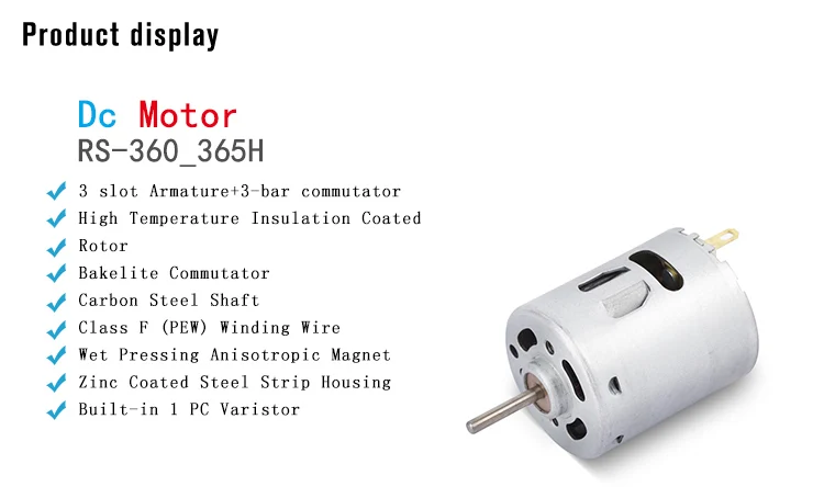 24 volt dc hair dryer electric motor micro small motor
