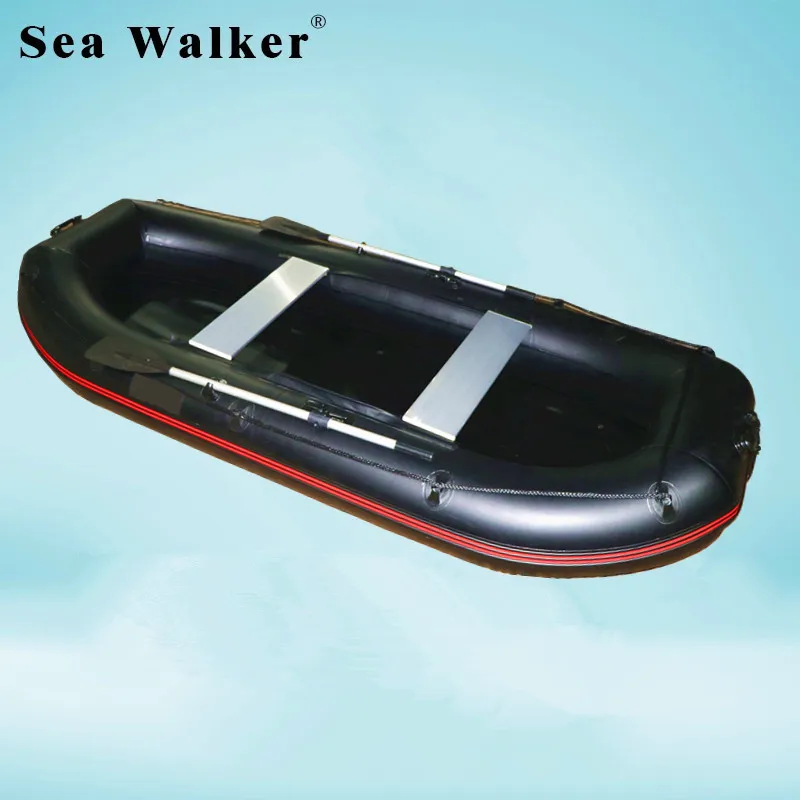 Seawalker High Quality 3.0M Black Inflatable Fishing Boat With Air Slatted Floor New Type Oar Boat For Sale
Seawalker High Quality 3.0M Black Inflatable Fishing Boat With Air Slatted Floor New Type Oar Boat For Sale