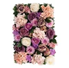 Hot Sale Garden Rose Hydrangea Artificial Flower Wall For Home Garden Wedding Decoration
