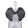 Roleparty Carnival Party Halloween Cosplay Costume PU Foam Large Top Black Angel Wings
