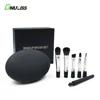 Alibaba Professional 2 in 1 Premium Nylon Hair Cosmetic Kit with Makeup Mirror Makeup Brush Set