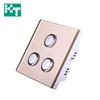 Smart Luxury wall type rf AC 180-260v 433mHz touch dimmer light switch
