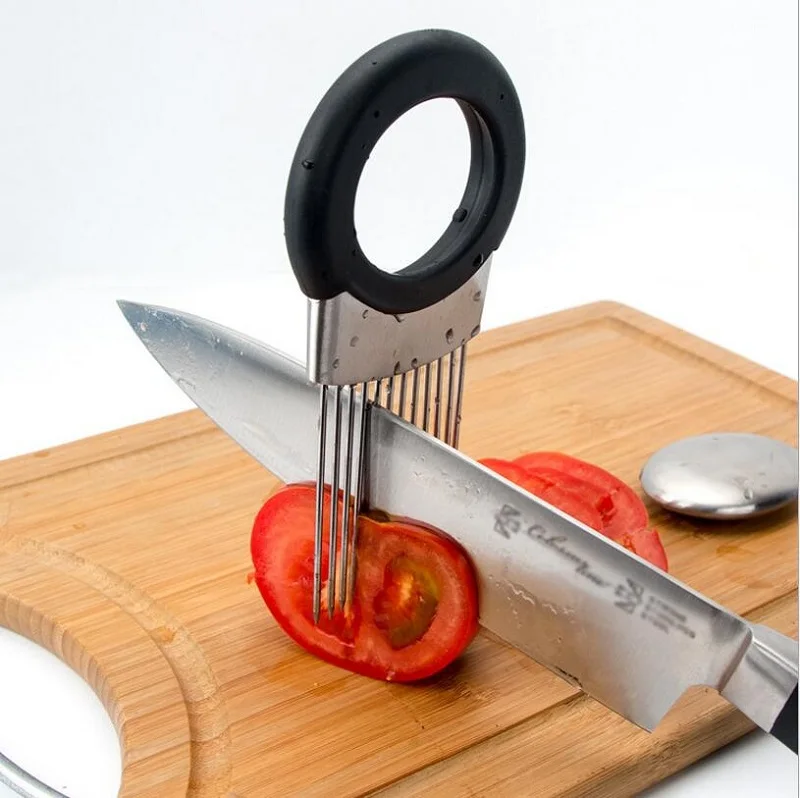 Stainless Steel Needle Kitchen Tools Cut Onion Holder Onion Slicer Holder Tender Meat Needle, Black
Stainless Steel Needle Kitchen Tools Cut Onion Holder Onion Slicer Holder Tender Meat Needle, Black