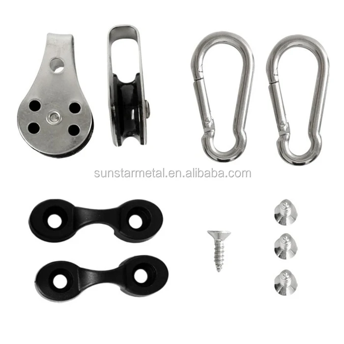 Boat Pulley Block w Nylon Sheave & Removable Pin