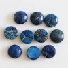 12mm Blue Color Round Flat Back flat back gems natural stone