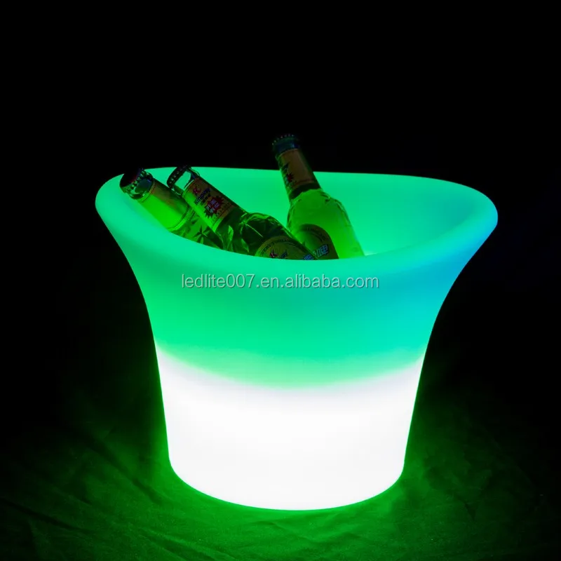 商業ledプラスチック長方形のアイスバケット仕入れ・メーカー・工場