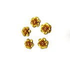 Hot sale fashion New design shiny flower jewelry findings metal accessories for jewelry
