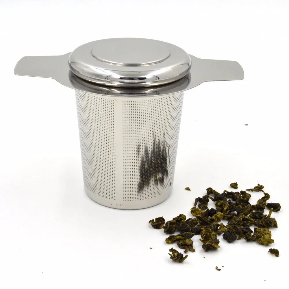 Double Handle Fine Mesh Tea Strainer Stainless Steel Loose Leaf Tea