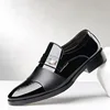 Marriage Wedding Large Size Men PU leather Slip-On Business Cusp Dress Shoes