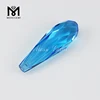 Top Quality Loose Gemstone Glass Cut Stones Drop Aqua Glass Gems